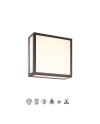 BACHELOR * PLAFÓN/APLIQUE EXTERIOR GRIS OSCURO LED IP65 - 14W - 3000K